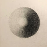 1858 Graphite Form and Shading Studies, Sold Individually