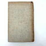 (Camp) Shantituck (Kentucky) Finances, Naively Needlepointed, Linen Covered Blank Ledger, c. 1930s