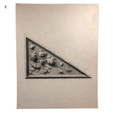 1858 Graphite Form and Shading Studies, Sold Individually