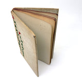 (Camp) Shantituck (Kentucky) Finances, Naively Needlepointed, Linen Covered Blank Ledger, c. 1930s