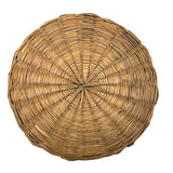 Sweet Little Antique Penobscot Splint Ash and Sweetgrass Basket, Low and Round