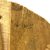Fabulous c. 1980s Hair Stylist's Sign, Kumasi, Ghana, Painted Plywood