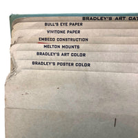 Fantastic 1938 Milton Bradley Salesman Sample Folio with Catalog