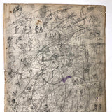 Late 19th C. Very Densely Doodled Ledger End Page (No. 5, Double-sided)