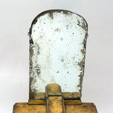 Painterly, Aura-full Art Deco Style Folk Art Miniature Vanity in Best Yellow