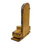 Painterly, Aura-full Art Deco Style Folk Art Miniature Vanity in Best Yellow