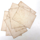 Scarce Coe's New Drawing Cards No. 1, 1858, Partial Set of Nine in Lovely Original Sleeve