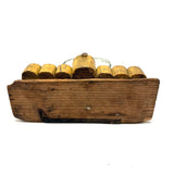 Painterly, Aura-full Art Deco Style Folk Art Miniature Vanity in Best Yellow