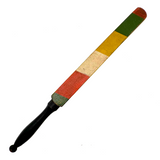 Slapstick! C. Early 20th Century Turned Handle Noisemaker in Glorious Original Paint