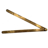 Nice 19th Century J. Chesterman, Sheffield (London) Brass Blacksmith's Rule, Monogrammed Both Sides