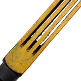 Slapstick! C. Early 20th Century Turned Handle Noisemaker in Glorious Original Paint