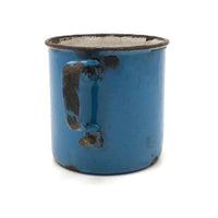 Red Balloon, Much Loved c. 1930s Enamel Painted Tin Child's Cup