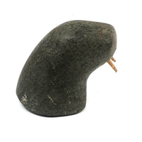 Inuit Walrus Head with Tusks and Nice Vein in Stone (Small Chip)