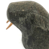 Inuit Walrus Head with Tusks and Nice Vein in Stone (Small Chip)