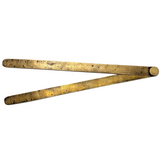 Nice 19th Century J. Chesterman, Sheffield (London) Brass Blacksmith's Rule, Monogrammed Both Sides