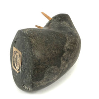 Inuit Walrus Head with Tusks and Nice Vein in Stone (Small Chip)