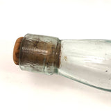 Beautiful Old Four Mast Folk Art Ship in a Bottle in Excellent Paint