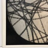 Striking C. 1940s  Century Micrograph of Algae Filaments, Signed Gene Gaines