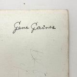 Striking C. 1940s  Century Micrograph of Algae Filaments, Signed Gene Gaines