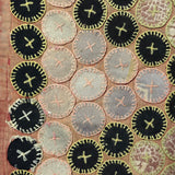 Late 19th/Very Early 20th Century Pennsylvania Folk Art Penny Rug