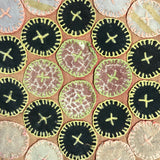 Late 19th/Very Early 20th Century Pennsylvania Folk Art Penny Rug