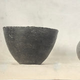 Two Vessels, Perfectly Spare Old Paper Print Snapshot