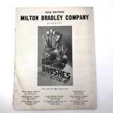 Fantastic 1938 Milton Bradley Salesman Sample Folio with Catalog