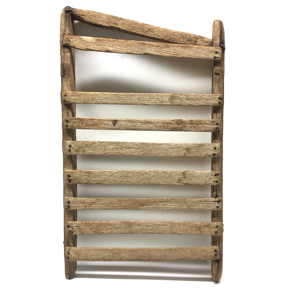 Lyrical, Beautifully Weathered Antique Make Do Drying Rack
