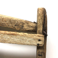 Lyrical, Beautifully Weathered Antique Make Do Drying Rack