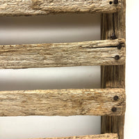 Lyrical, Beautifully Weathered Antique Make Do Drying Rack