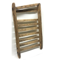 Lyrical, Beautifully Weathered Antique Make Do Drying Rack