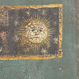 "Las Cruz de Animas" Old Folk Art Retablo Painting on Tin #2