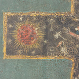 "Las Cruz de Animas" Old Folk Art Retablo Painting on Tin #2