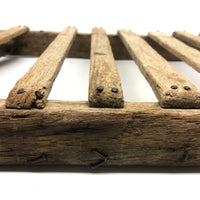 Lyrical, Beautifully Weathered Antique Make Do Drying Rack