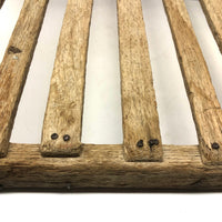 Lyrical, Beautifully Weathered Antique Make Do Drying Rack