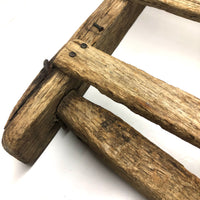 Lyrical, Beautifully Weathered Antique Make Do Drying Rack