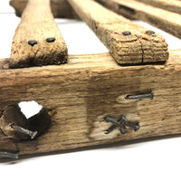 Lyrical, Beautifully Weathered Antique Make Do Drying Rack