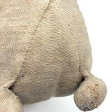 Well Loved, Very Sweet 19th Century Straw Stuffed Hand-sewn Cat