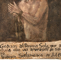 1903 Soulful Anima Sola Ex Voto Retablo