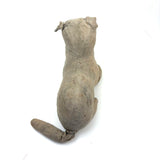Well Loved, Very Sweet 19th Century Straw Stuffed Hand-sewn Cat