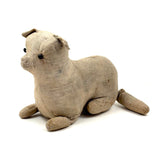 Well Loved, Very Sweet 19th Century Straw Stuffed Hand-sewn Cat