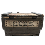 William Fogg's Character-full Antique EGGS Shipping Crate, Bethlehem, NH