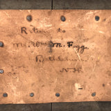 William Fogg's Character-full Antique EGGS Shipping Crate, Bethlehem, NH