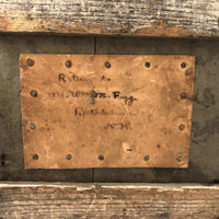 William Fogg's Character-full Antique EGGS Shipping Crate, Bethlehem, NH