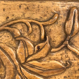 Sweet Folk Art Relief Carving of Bird on Flowering Branch