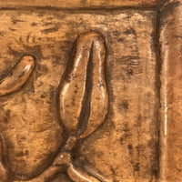 Sweet Folk Art Relief Carving of Bird on Flowering Branch