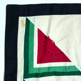 Super Graphic and Smart Flour Sack Watermelon Pattern Small Quilt