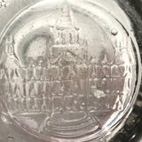 Empire State Mineral Waters, Late 19th C. Glass Bottle Impressed with Albany Capital Building