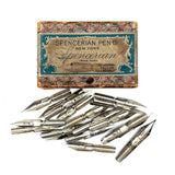 Lovely Box of Spencerian Falcon Pen Nibs, Spencerian Pen Co., NY, Late 19th Century