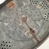 Gorgeous Large Antique French Minnow (Bait) Bucket with Wire Latch Lid and Best Original Paint